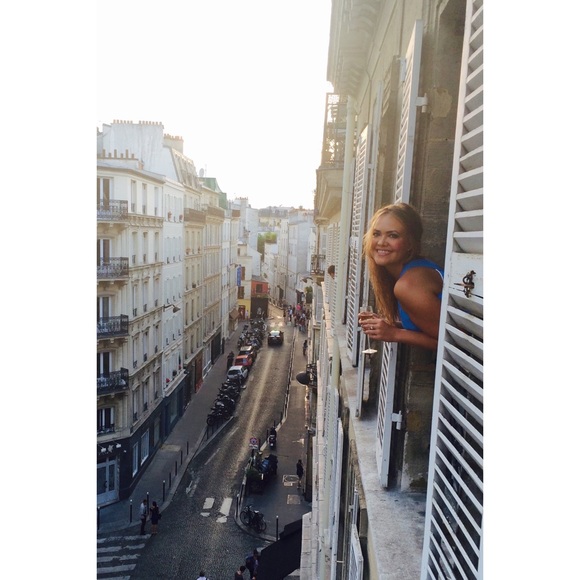 Lush Baby Blue Crop Top, With a Criss Cross Back, Size Medium - Picture 14 of 17